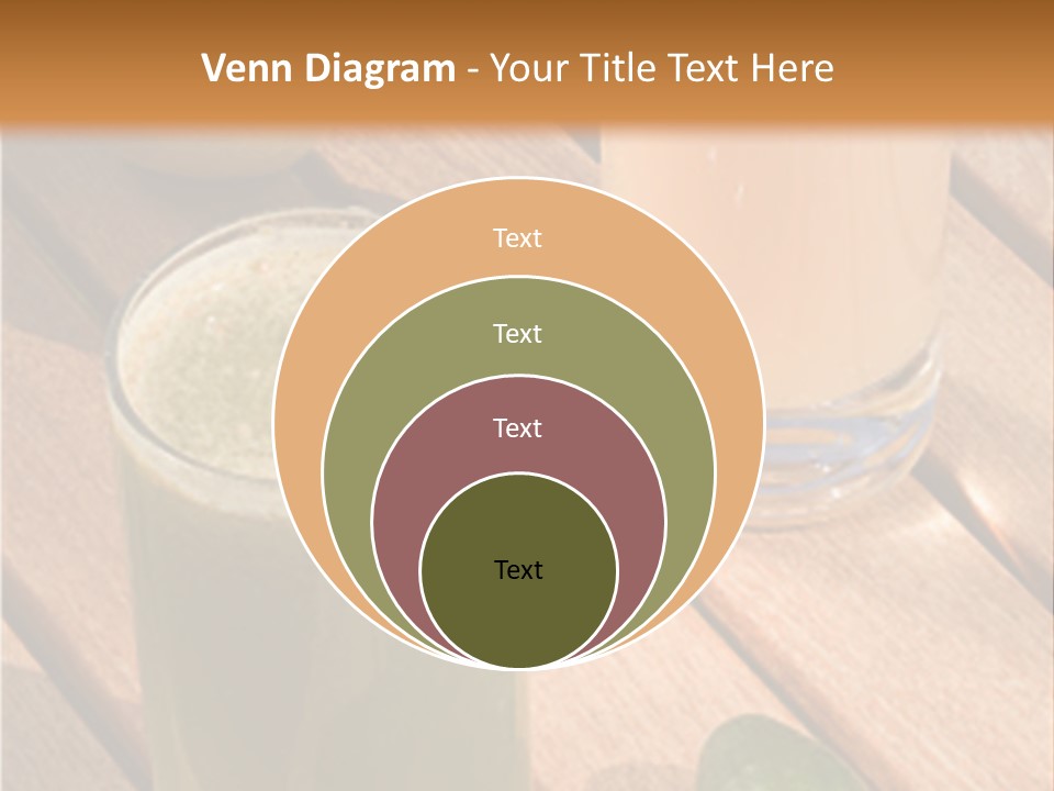Pear And Cucumber Juice PowerPoint Template