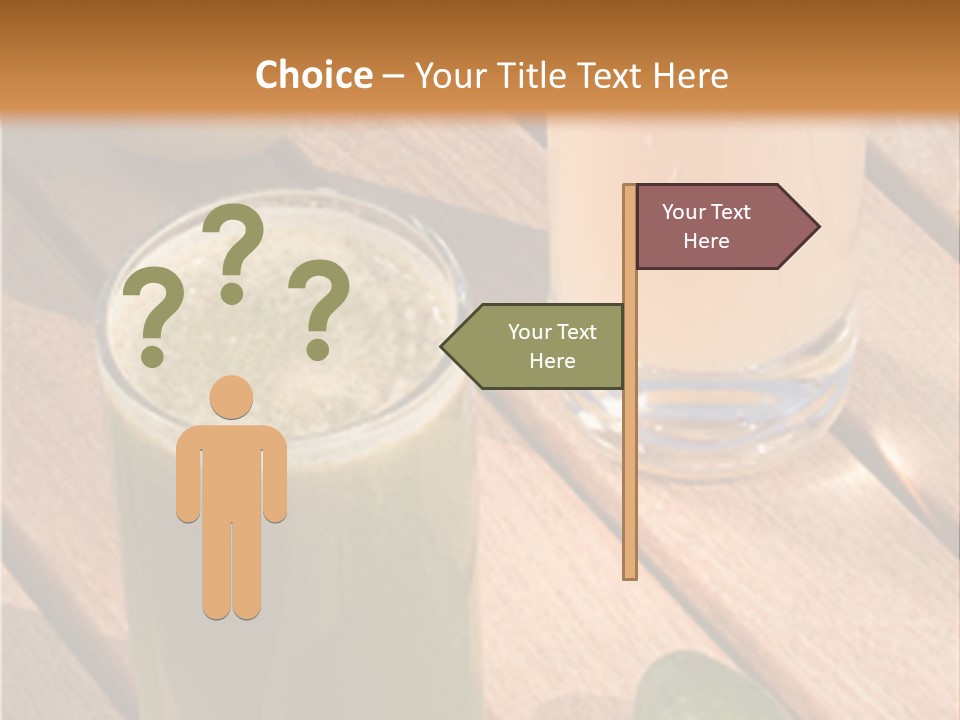 Pear And Cucumber Juice PowerPoint Template