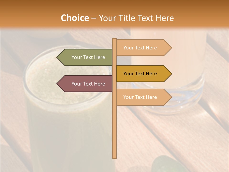 Pear And Cucumber Juice PowerPoint Template