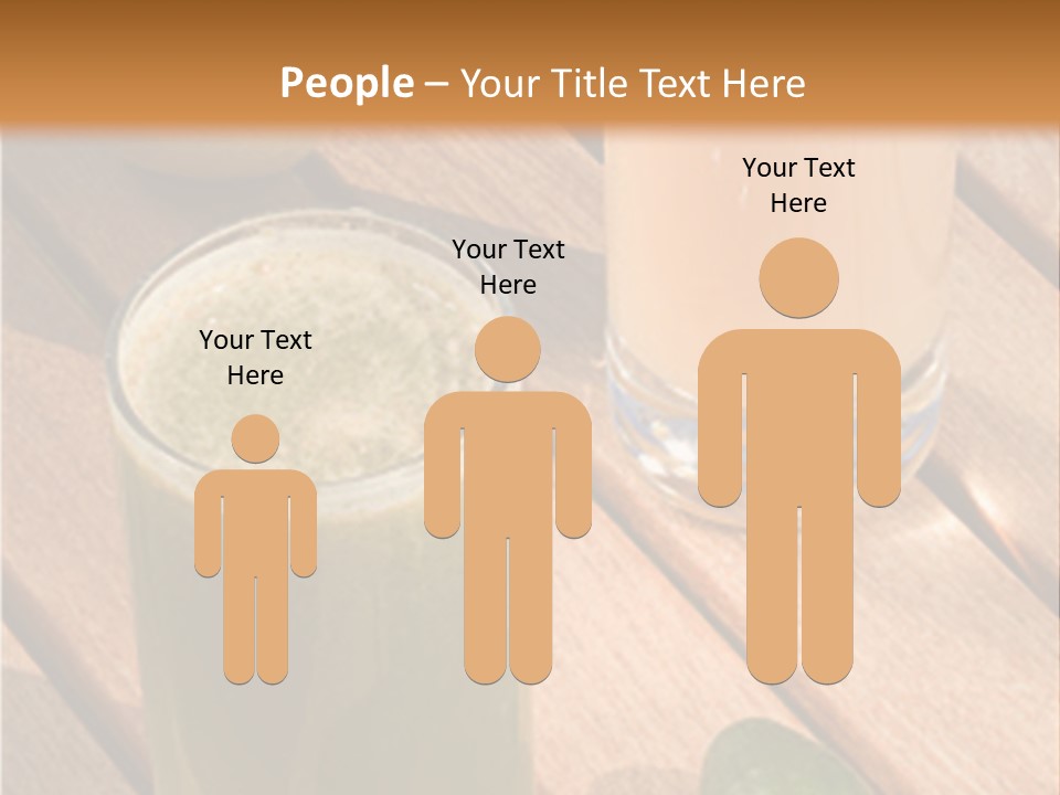 Pear And Cucumber Juice PowerPoint Template