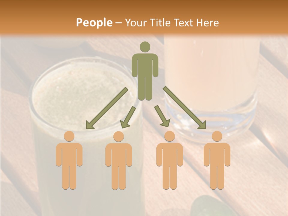 Pear And Cucumber Juice PowerPoint Template