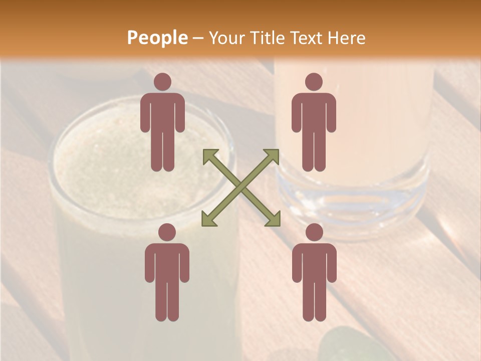 Pear And Cucumber Juice PowerPoint Template