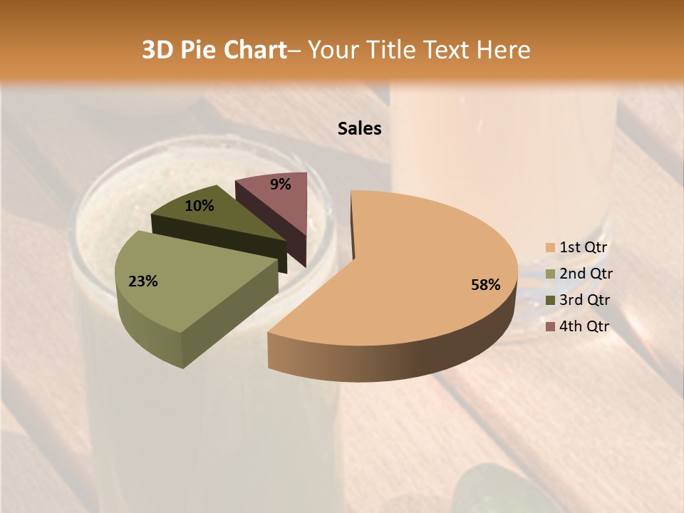 Pear And Cucumber Juice PowerPoint Template