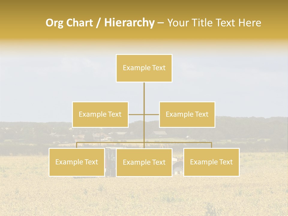 A Tractor Mounted Crop Sprayer In Action In A Wheatfield PowerPoint Template