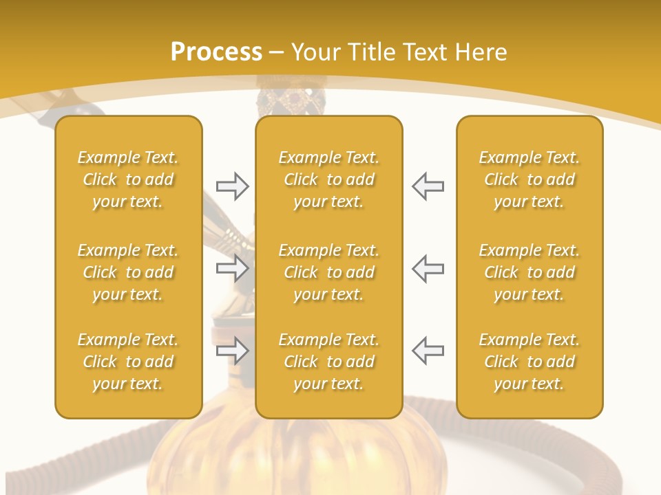 Hookah Isolated On White Background PowerPoint Template