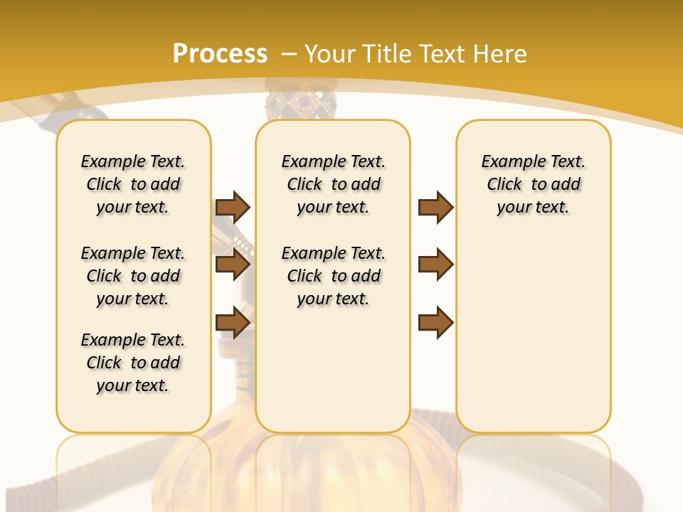 Hookah Isolated On White Background PowerPoint Template