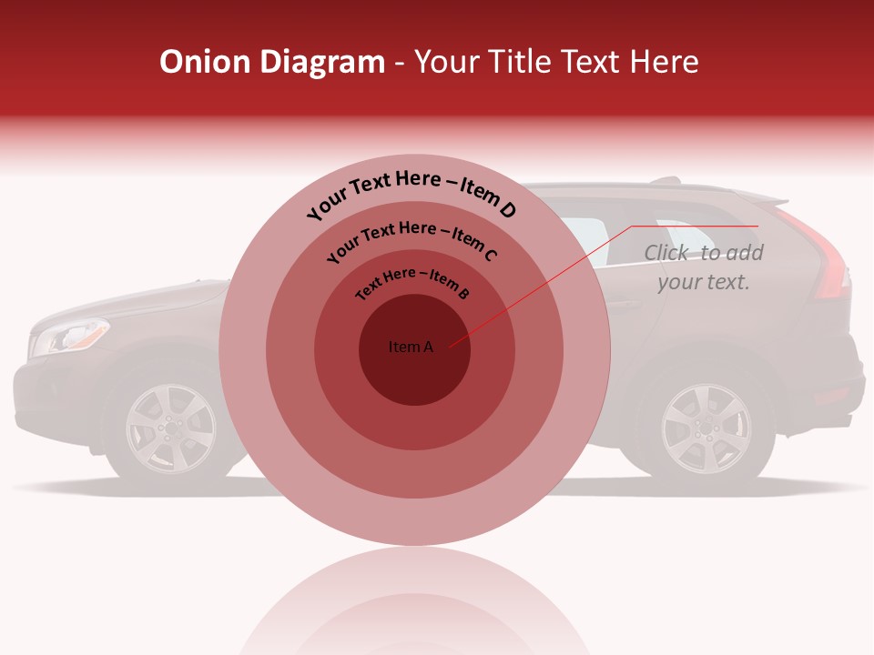 Luxury Suv Isolated On White Background PowerPoint Template