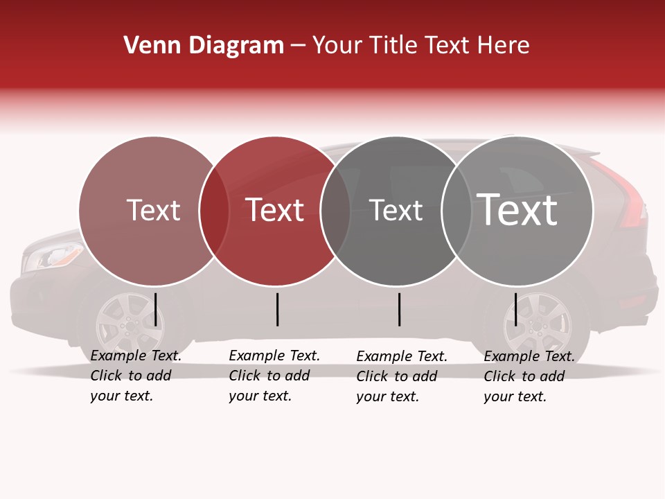 Luxury Suv Isolated On White Background PowerPoint Template