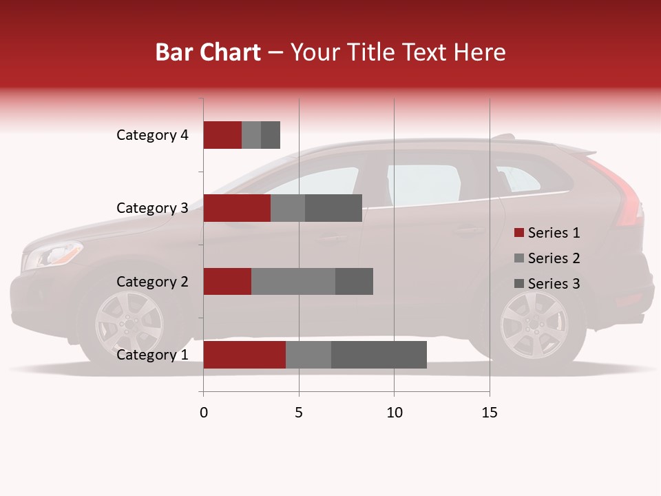 Luxury Suv Isolated On White Background PowerPoint Template