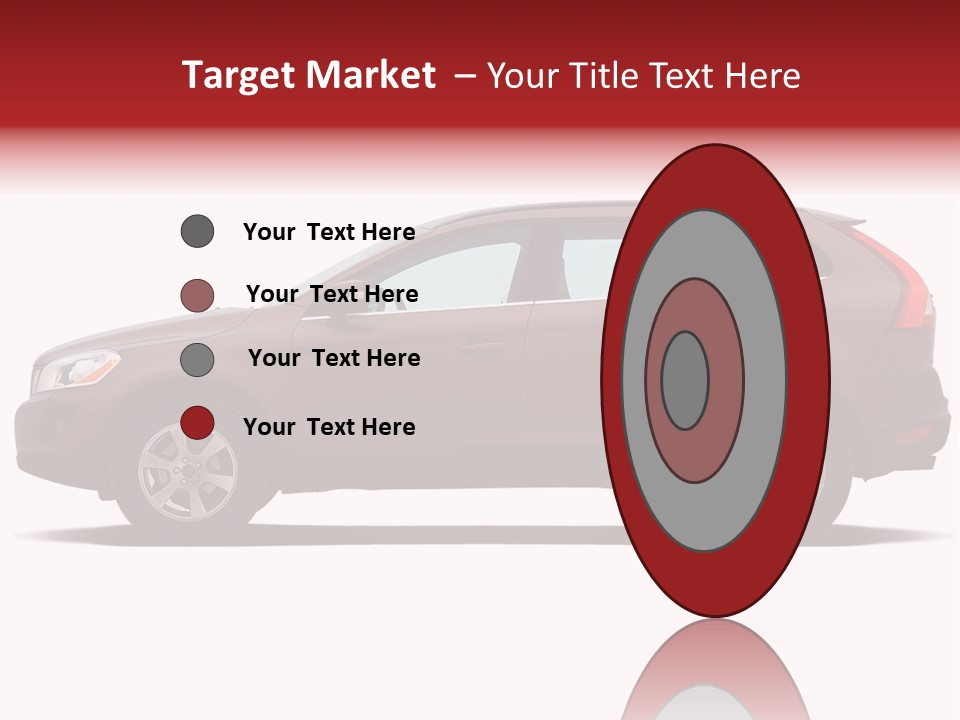 Luxury Suv Isolated On White Background PowerPoint Template