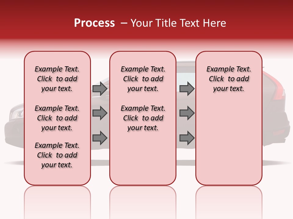 Luxury Suv Isolated On White Background PowerPoint Template