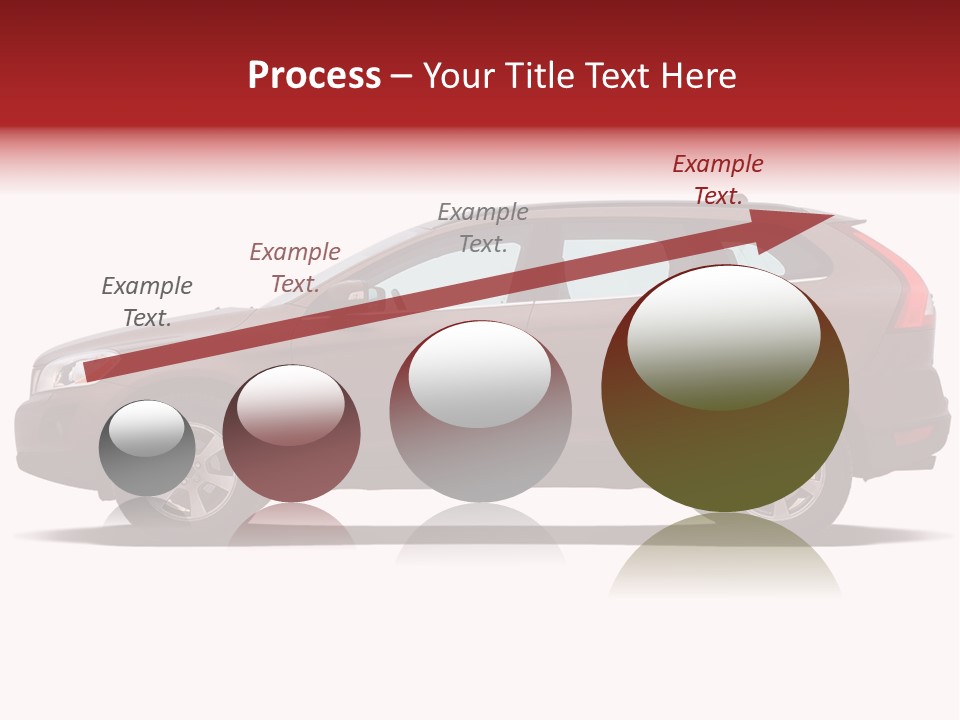 Luxury Suv Isolated On White Background PowerPoint Template