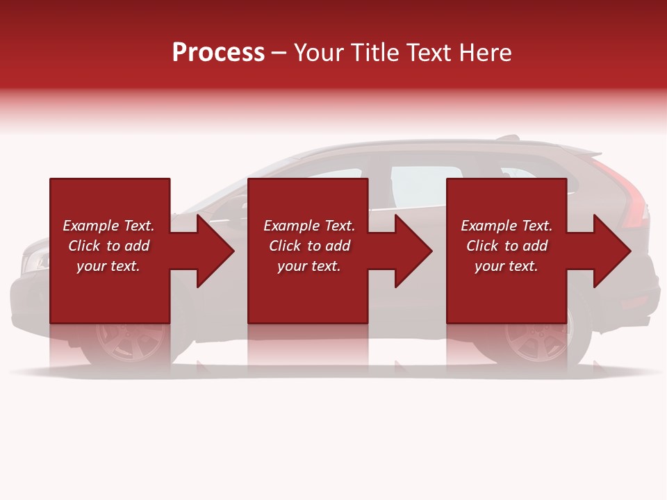 Luxury Suv Isolated On White Background PowerPoint Template