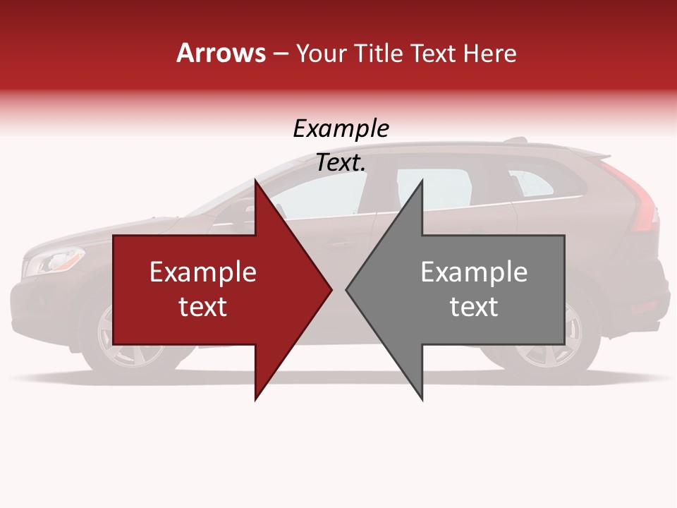 Luxury Suv Isolated On White Background PowerPoint Template