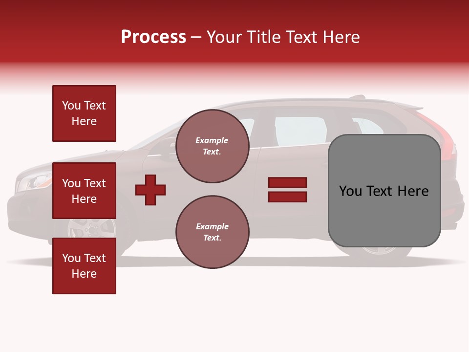 Luxury Suv Isolated On White Background PowerPoint Template