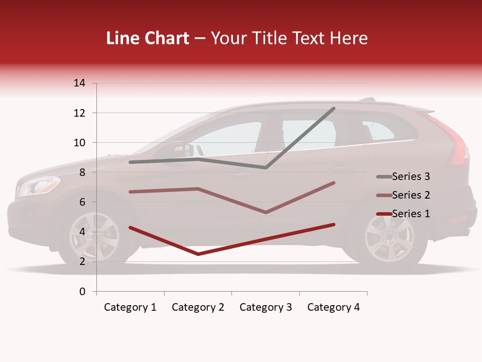 Luxury Suv Isolated On White Background PowerPoint Template