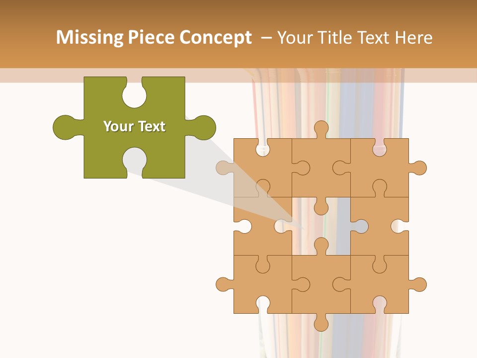 Many Multicolored Tubules In Glass Against The White Background PowerPoint Template