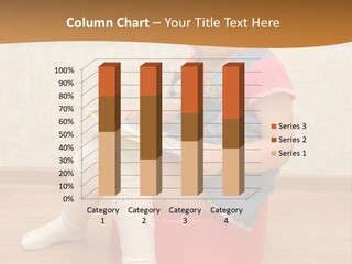 Little Girl Sitting On Red Potty With Open Book PowerPoint Template