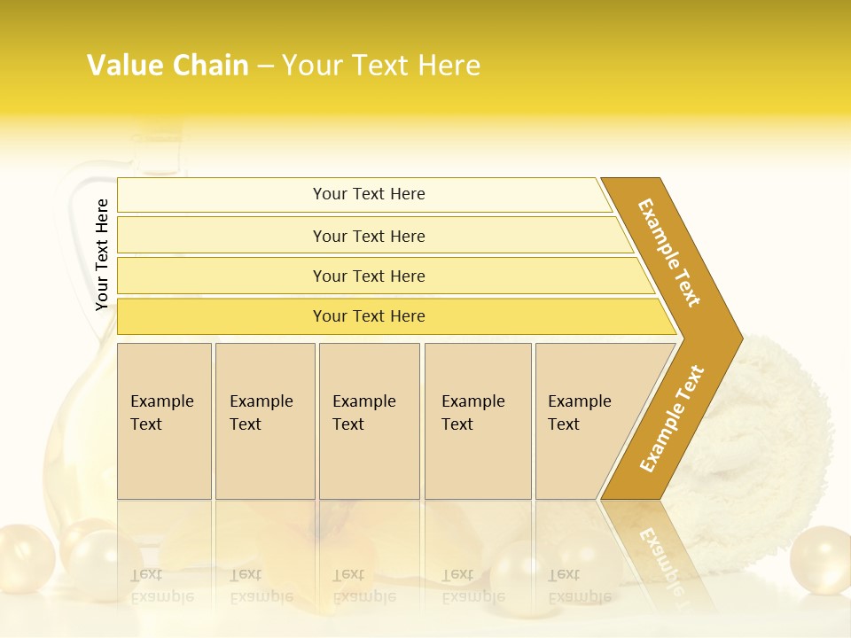 Spa Composition With Massage Oil Isolated On White Background PowerPoint Template