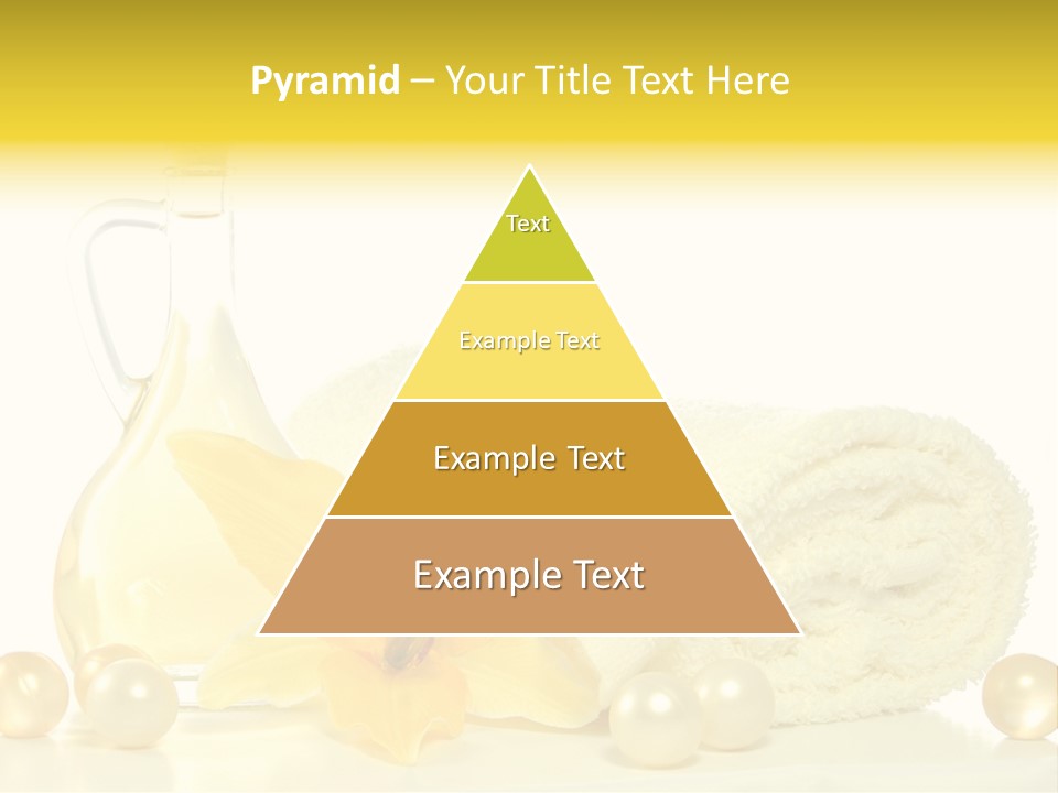 Spa Composition With Massage Oil Isolated On White Background PowerPoint Template