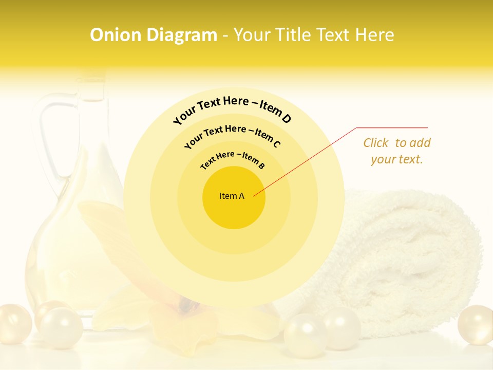 Spa Composition With Massage Oil Isolated On White Background PowerPoint Template