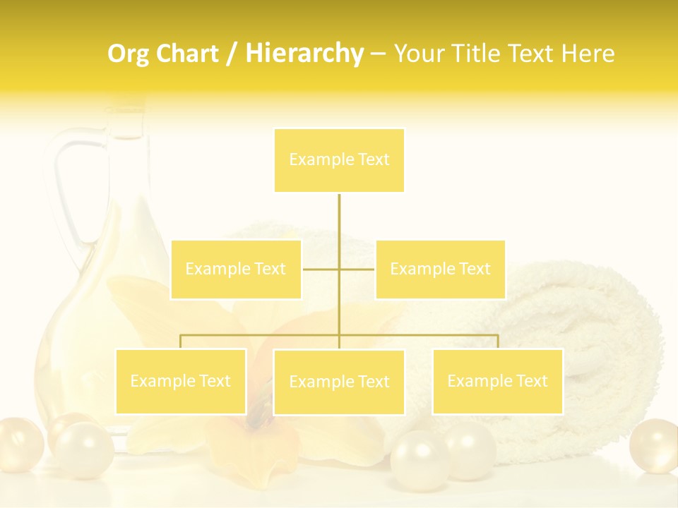 Spa Composition With Massage Oil Isolated On White Background PowerPoint Template