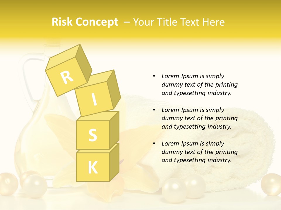 Spa Composition With Massage Oil Isolated On White Background PowerPoint Template