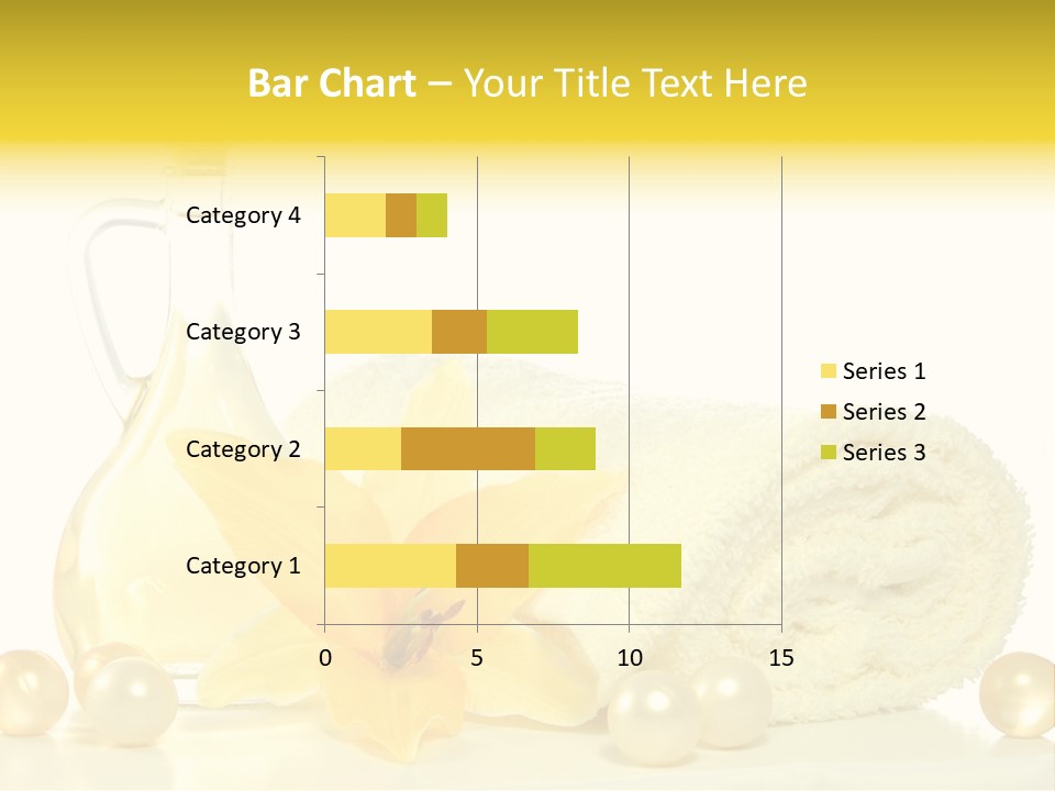 Spa Composition With Massage Oil Isolated On White Background PowerPoint Template
