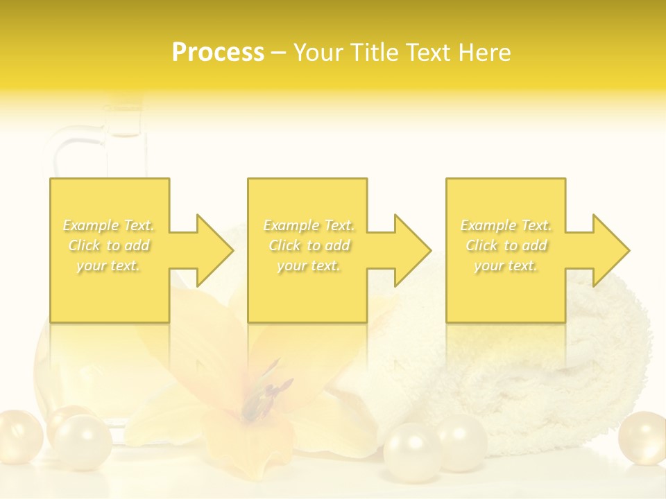 Spa Composition With Massage Oil Isolated On White Background PowerPoint Template