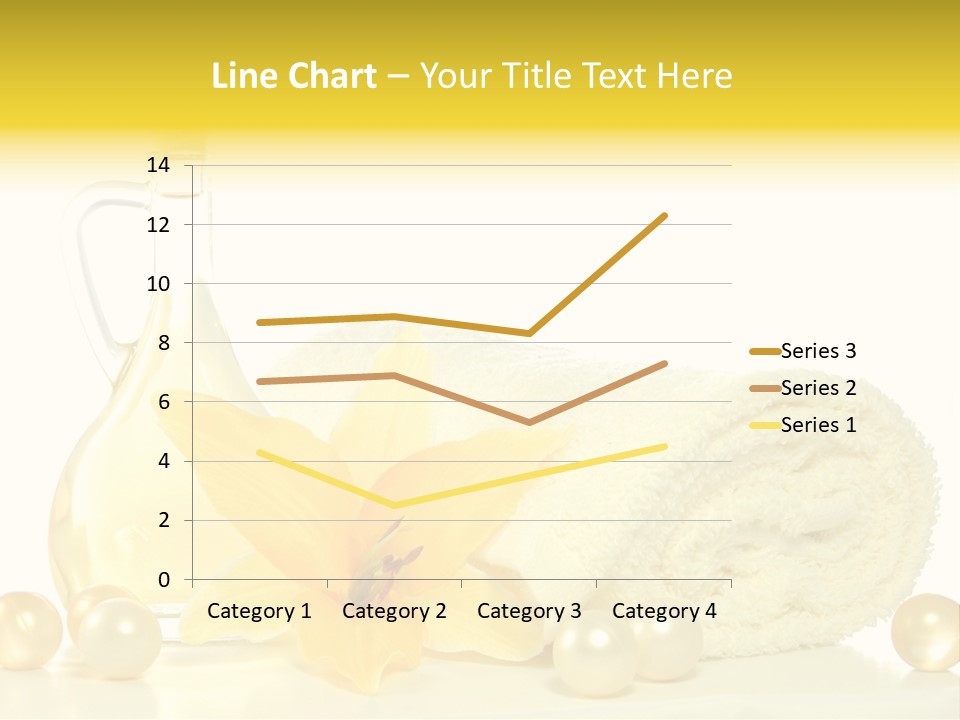 Spa Composition With Massage Oil Isolated On White Background PowerPoint Template