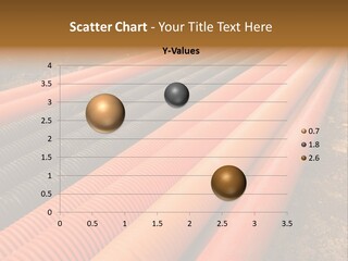Orange And Black Plastic Pipes In A Ditch PowerPoint Template