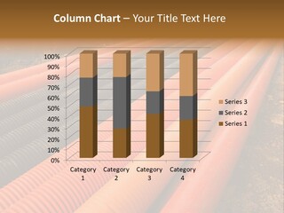 Orange And Black Plastic Pipes In A Ditch PowerPoint Template