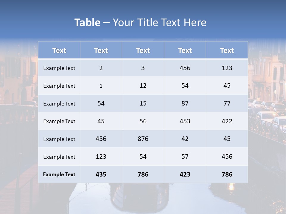 View Of The Milan Canal. Milan, Italy PowerPoint Template