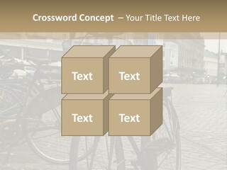 Copenhagen Bycicle PowerPoint Template