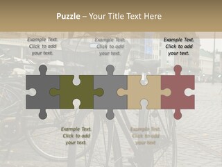 Copenhagen Bycicle PowerPoint Template