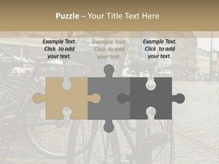Copenhagen Bycicle PowerPoint Template