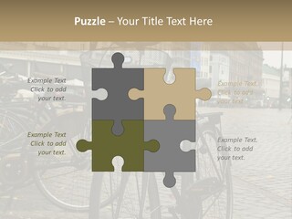 Copenhagen Bycicle PowerPoint Template