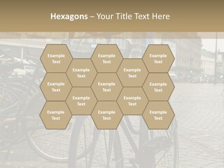 Copenhagen Bycicle PowerPoint Template