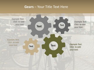 Copenhagen Bycicle PowerPoint Template