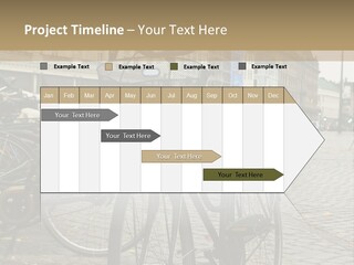 Copenhagen Bycicle PowerPoint Template