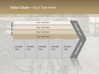 Copenhagen Bycicle PowerPoint Template