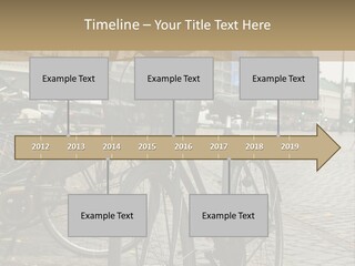 Copenhagen Bycicle PowerPoint Template