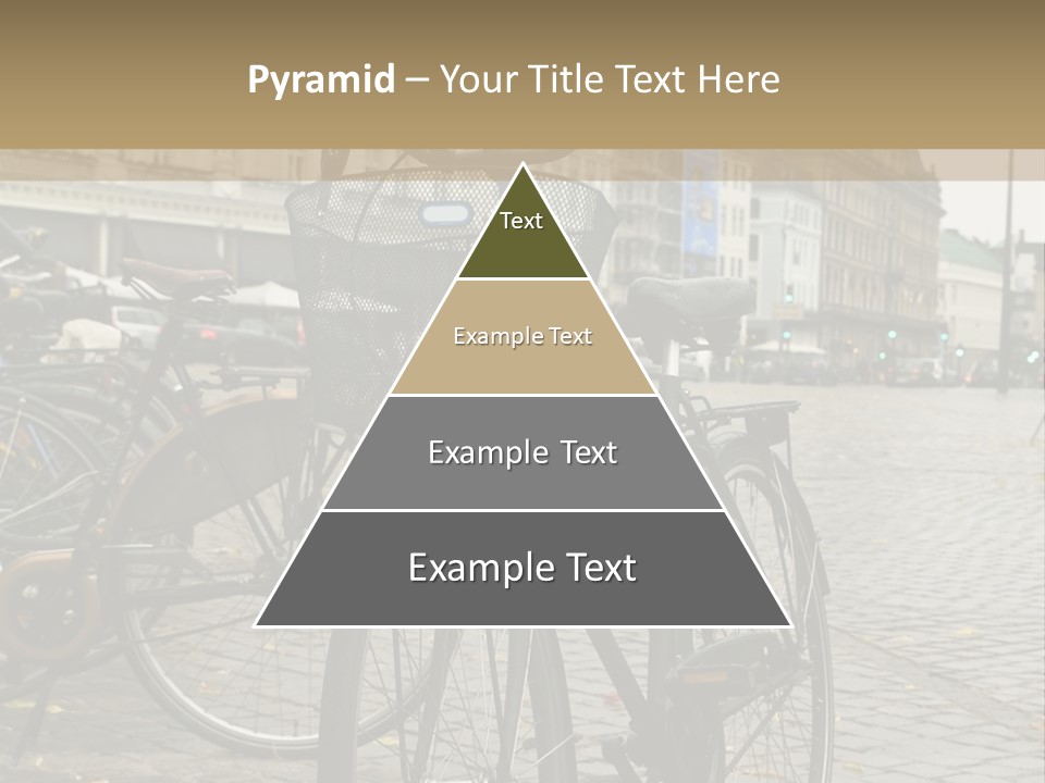 Copenhagen Bycicle PowerPoint Template