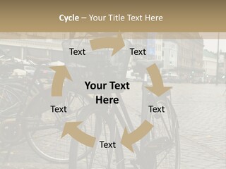 Copenhagen Bycicle PowerPoint Template