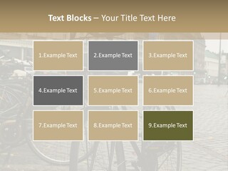 Copenhagen Bycicle PowerPoint Template