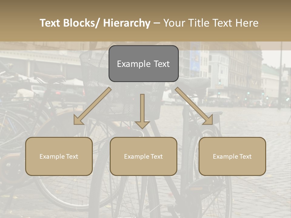 Copenhagen Bycicle PowerPoint Template