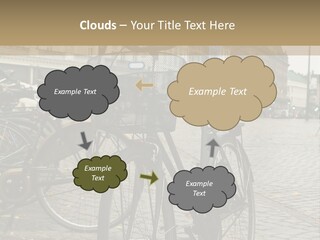 Copenhagen Bycicle PowerPoint Template