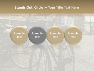 Copenhagen Bycicle PowerPoint Template