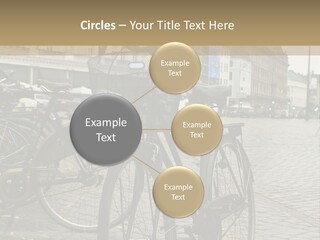 Copenhagen Bycicle PowerPoint Template