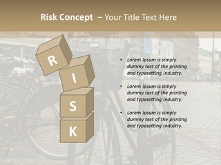 Copenhagen Bycicle PowerPoint Template